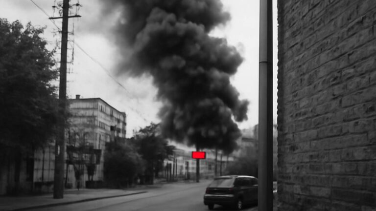 Происшествия - Пожар в центре Саратова зафиксирован клубами дыма - Не факт!.